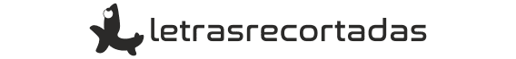 Logotipo letras recortadas